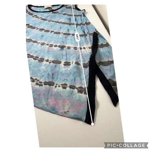 Ethereal Los Angeles Tunic Top With Asymmetrical Size Medium - Picture 9 of 10